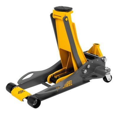 Домкрат гидравлический подкатной, 3 т, 75-500 мм, быстрый подъем, низкий подхват, проф. Denzel-Tehinstrument