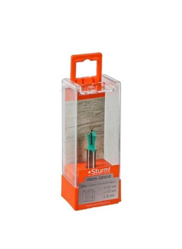 Фреза пазовая "ласточкин хвост" dxhxl 10x10x50,5 мм, хв.8  Sturm-Tehinstrument