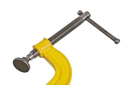 Струбцина G-образная, 75 мм / 3", чугун, оксидированный винт, hanskonner-Tehinstrument