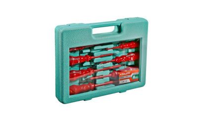 Набор отверток диэлектрических 8 шт, пластиковый кейс, CrV  Sturm-Tehinstrument