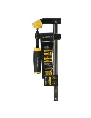 Струбцина F-образная, 50x200x255мм, усилие 174кгс, hanskonner-Tehinstrument