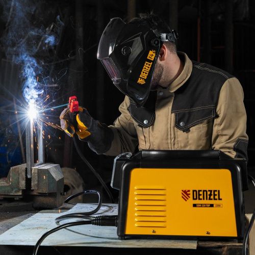 Аппарат инверторный дуговой сварки Denzel SDM-220 Top в кейсе-Tehinstrument