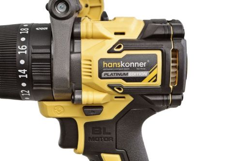 HCD20165PRO Аккумуляторный шуруповерт Hanskonner 1BatterySystem-Tehinstrument