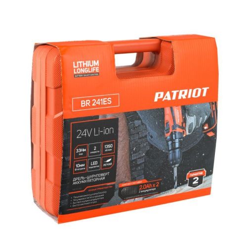 Дрель-шуруповерт аккумуляторная Patriot BR 241 ES-Tehinstrument