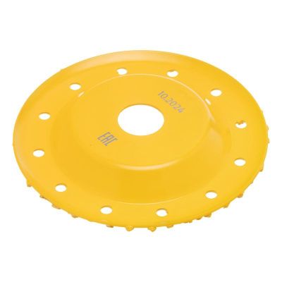 Чашка твёрдосплавная зачистная,125 мм, Наклонная, крупное зерно #8// Denzel-Tehinstrument