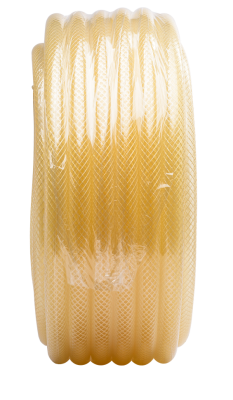 Шланг поливочный Силикон трёхслойный армированный 3/4 дюймов, 25м (прозрачный) Вихрь-Tehinstrument