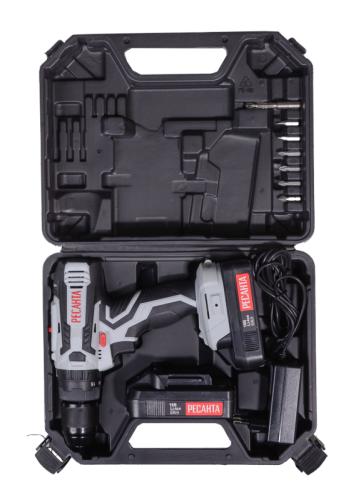 Дрель-шуруповерт аккумуляторная Ресанта ДА-18-2ЛК-У-Tehinstrument