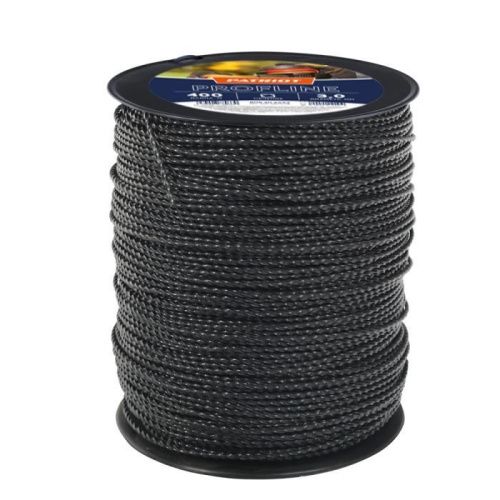 Леска Profline D 3,0 мм L 400 м (скрученный квадрат, черная), Patriot-Tehinstrument