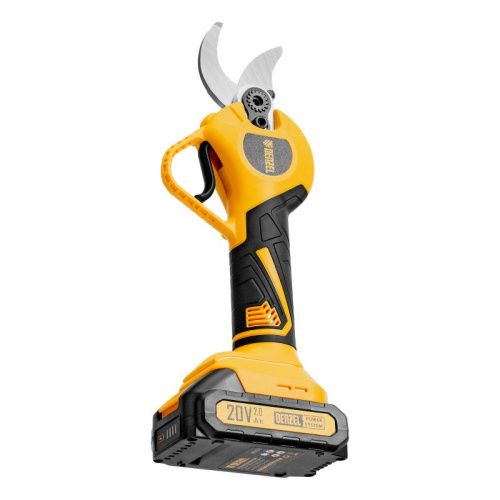 Секатор аккумуляторный, бесщет., CP-30BL, Li-Ion, 20 В, лезвия SK5 // Denzel-Tehinstrument