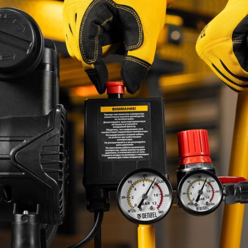 Малошумный безмасляный компрессор Denzel DLP-950/24-Tehinstrument