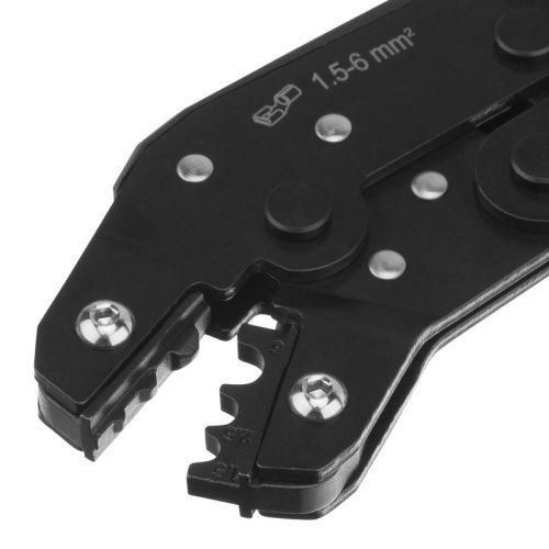 Клещи для обжима неизолированных наконечников НК и НВ, разъемов РП, 1,5 - 6 мм2 Denzel-Tehinstrument