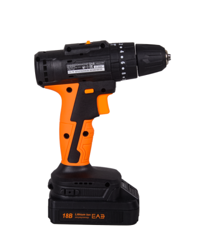 Дрель-шуруповерт Вихрь ДА-18Л-2КУ/Б (2,0 А/ч) (бесщеточный двигатель)-Tehinstrument