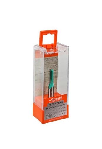 Фреза пазовая прямая с двойным лезвием dxhxl 6x19x57 мм, хв.8  Sturm-Tehinstrument