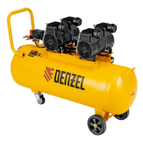 Малошумный безмасляный компрессор Denzel DLP-3000/100-Tehinstrument