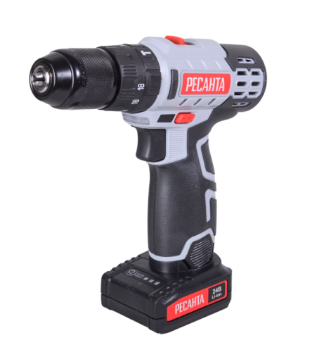 Дрель-шуруповерт аккумуляторная Ресанта ДА-24-2ЛК-У-Tehinstrument