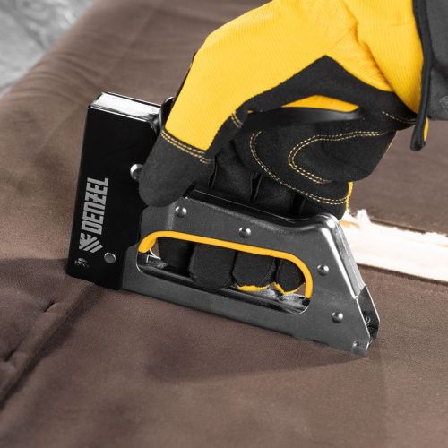 Степлер металлический, скобы в комплекте, 2К рукоятка, тип 53, 6-10 мм Denzel-Tehinstrument