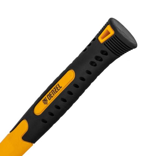 Киянка резиновая, 16 oz, черно-белая резина, фибергласовая рукоятка Denzel-Tehinstrument