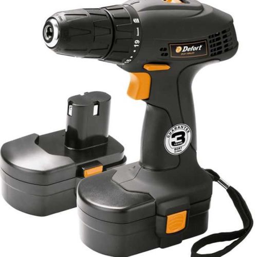 Аккумуляторный шуруповерт Defort DCD-18Nx2D (дрель-шуруповерт Дефорт 18нх2), 93727680-Tehinstrument