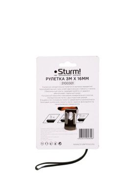 Рулетка 3x16мм,  Sturm-Tehinstrument