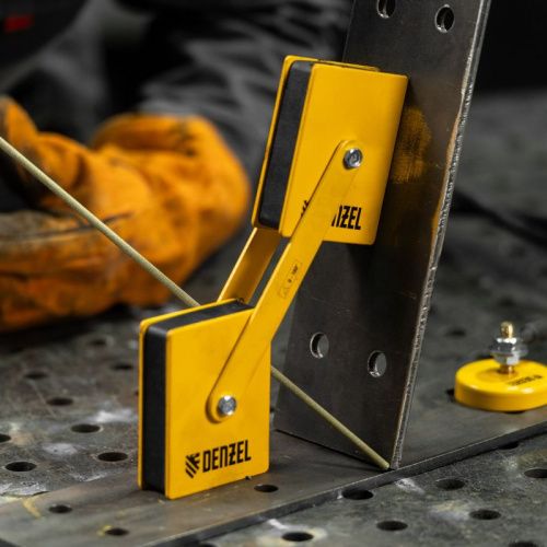 Фиксатор магнитный регулируемый для сварочных работ усилие 50 LB Denzel-Tehinstrument