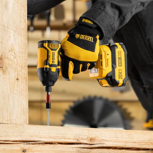 Бесщеточный аккумуляторный ударный винтоверт Denzel CIDH-BL-20-270, Li-Ion, 20 В-Tehinstrument