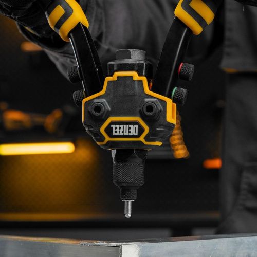 Заклепочник двуручный, заклепки 2,4-3,2-4,0-4,8-6,4 мм Denzel-Tehinstrument