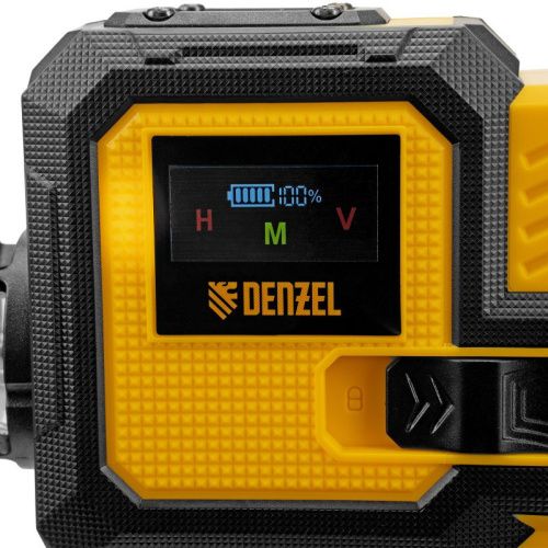 Лазерный уровень мультипризменный DLV-360-3T, 30 м, зеленый луч, Li-Ion 2,4 Aч, штатив // Denzel-Tehinstrument