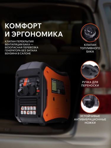 Генератор инверторный PATRIOT iGX 2000-Tehinstrument