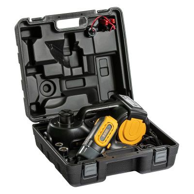 Домкрат электрогидравлический «3 в 1» (1,5 т), 12В, с гайковертом электрическим, в наборе  Denzel-Tehinstrument