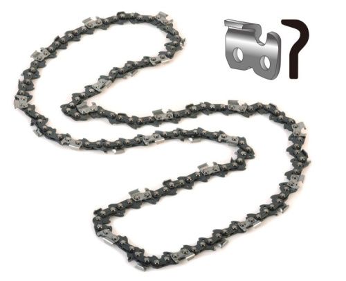 Цепь 66 звеньев, паз 0,058", шаг 0,325", КРУГЛ.ХРОМИРОВАННЫЙ, КАЛЕНЫЙ зуб,  Sturm-Tehinstrument