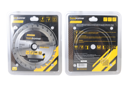 Пильный диск по дереву 190x30мм, 24 зубьев, Hanskonner-Tehinstrument