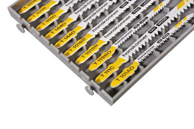 Пилки для лобз.10шт T119BO,T111C,T101D,T101AO + (T101B,T144D,T101BR)х2,Hanskonner-Tehinstrument