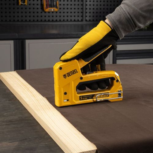 Степлер мебельный, тип 53 и 13, 6-14мм, тип 140, 10-14мм, тип 300, 15мм, тип 500, 15мм Denzel-Tehinstrument