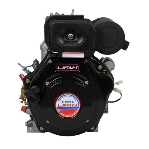 Двигатель Lifan Diesel 192FD, конусный вал, катушка 6 Ампер-Tehinstrument