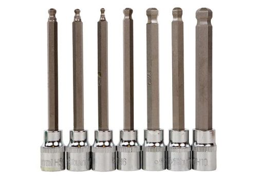 Набор головок HEX 3/8", 110мм, 7шт, наконечник шар, СrV  Sturm-Tehinstrument