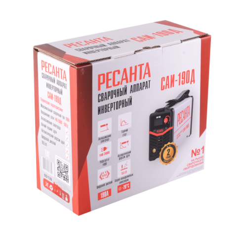 Сварочный аппарат инверторный Ресанта САИ-190Д-Tehinstrument