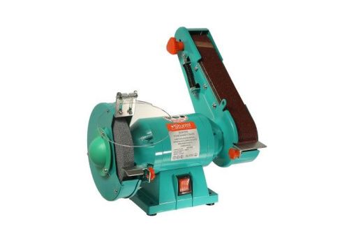 Станок точильный дисково-ленточный BG61150  Sturm,350Вт,150 мм,50*686, подключение насадки для заточки сверл-Tehinstrument