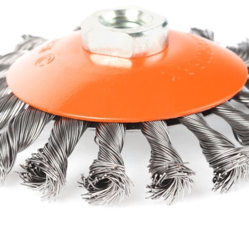 Щетка тарельчатая витая (115 мм, М14), Patriot-Tehinstrument