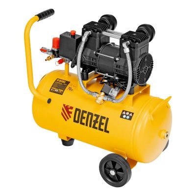 Малошумный безмасляный компрессор Denzel DLP-950/24-Tehinstrument
