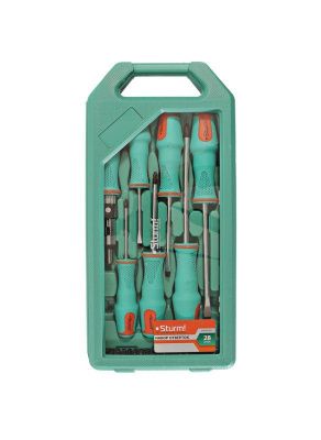 Набор отверток 28 предметов, кейс-дисплей, CrV,  Sturm-Tehinstrument