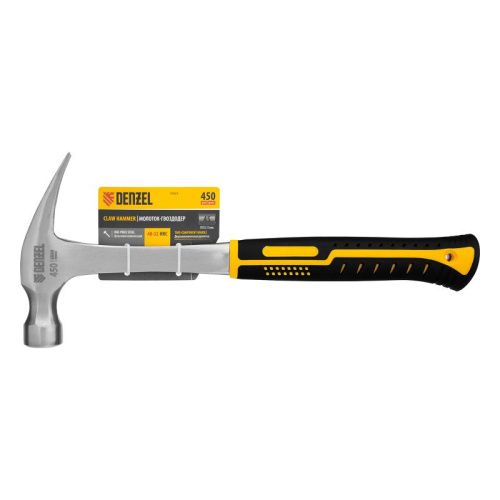 Молоток-гвоздодер Denzel 450 г-Tehinstrument