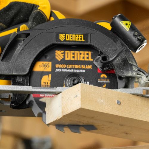 Пильный диск по дереву с гвоздями, ф165 х 20 мм, 20 зубов Denzel-Tehinstrument