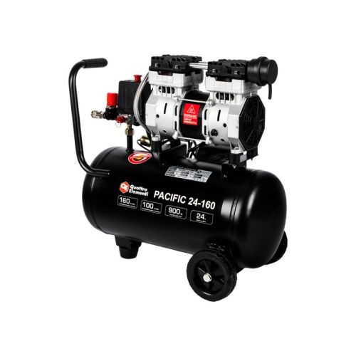 Компрессор поршневой безмасляный QUATTRO ELEMENTI PACIFIC 24-160-Tehinstrument