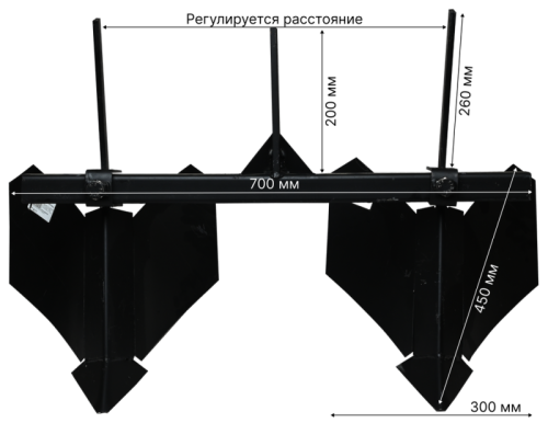 Окучник двурядный HUTER-Tehinstrument