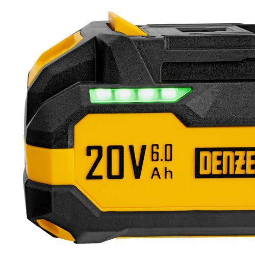 Батарея аккумуляторная Denzel BH-20-6.0, Li-Ion, USB, 20 В, 6,0 Ач-Tehinstrument
