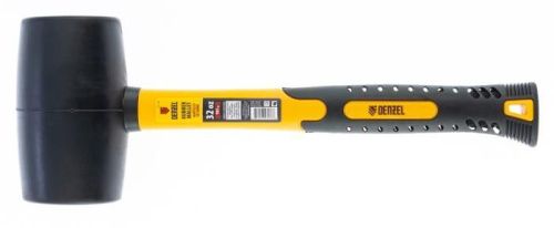 Киянка резиновая, 32 oz, черная резина, фибергласовая рукоятка Denzel-Tehinstrument
