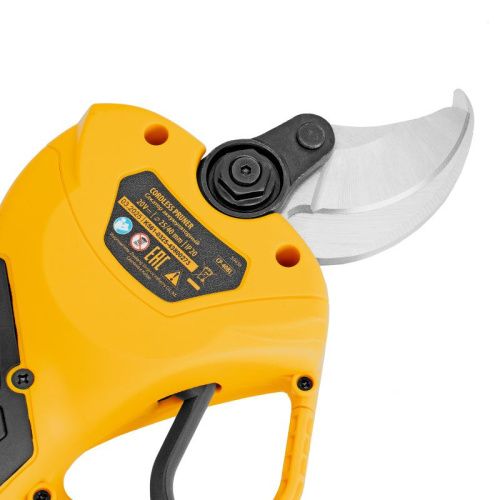 Секатор аккумуляторный, бесщет., CP-40BL, Li-Ion, 20 В, лезвия SK5 Denzel-Tehinstrument