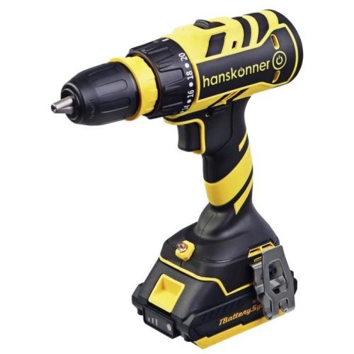Аккумуляторный шуруповерт Hanskonner HCD1865C 1BatterySystem-Tehinstrument