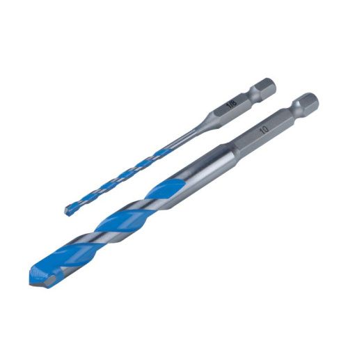 Набор универсальных свёрл 10 шт: 3мм, 4мм, 5мм, 6мм, 8мм, 10мм, кейс Hanskonner-Tehinstrument