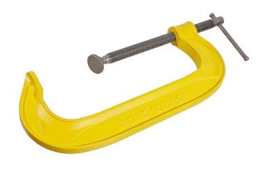 Струбцина G-образная, 250 мм / 10", чугун, оксидированный винт, hanskonner-Tehinstrument